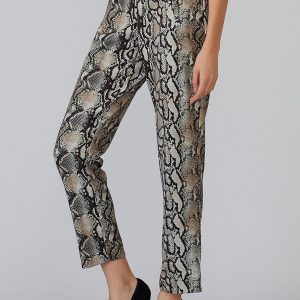 Joseph Ribkoff - Pantalon Imprimé Boa * Noir/Gris/Beige - 201441