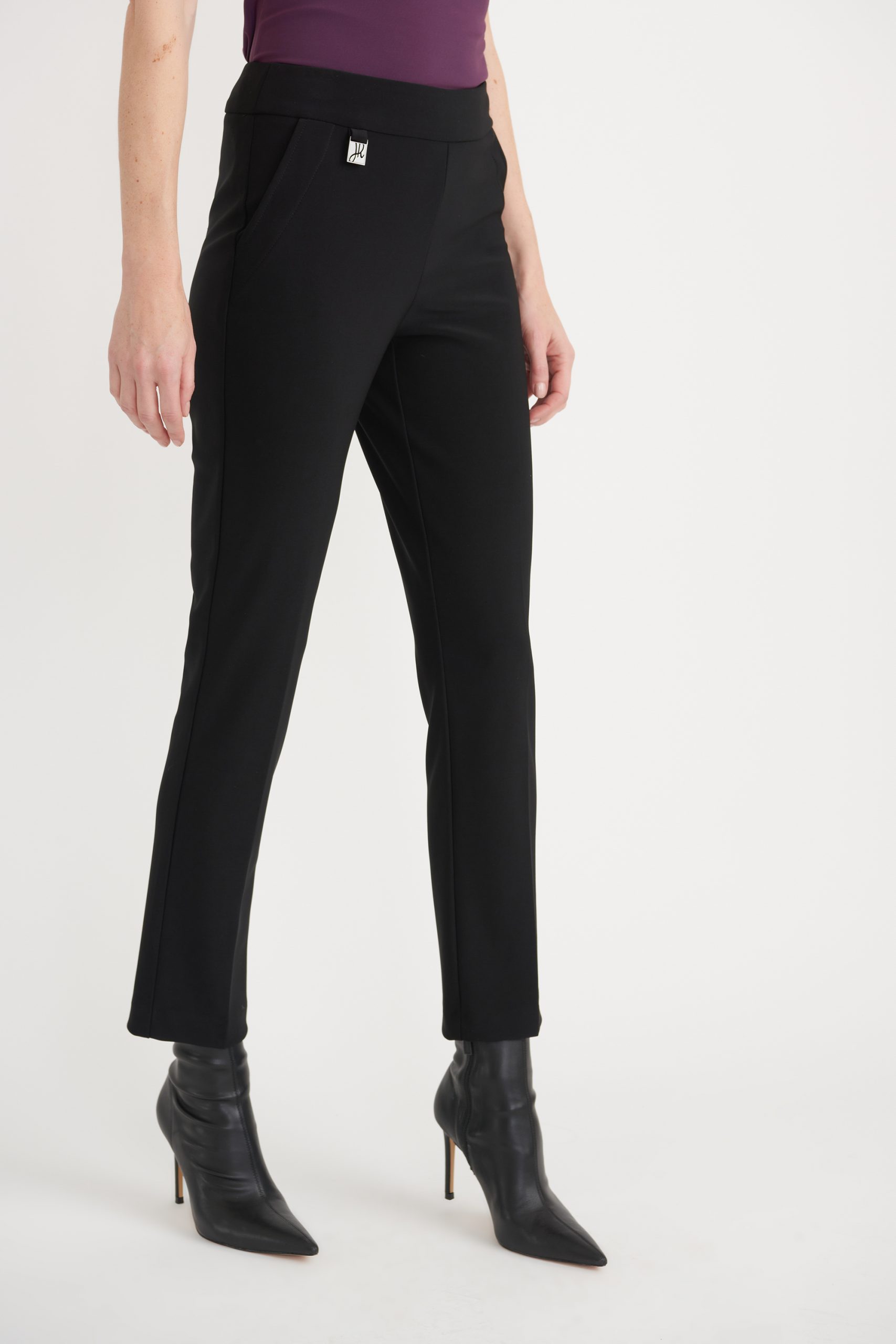 Joseph Ribkoff - Pantalons Confort Basiques * Noir, Cayenne et Bleu marine - 203704 – Image 3