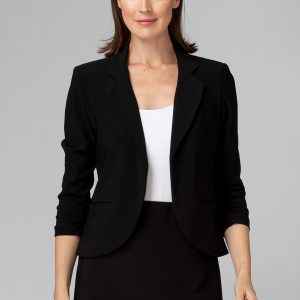 Joseph Ribkoff - Veste Manches trois-quarts Col Tailleur *Noir - 143148