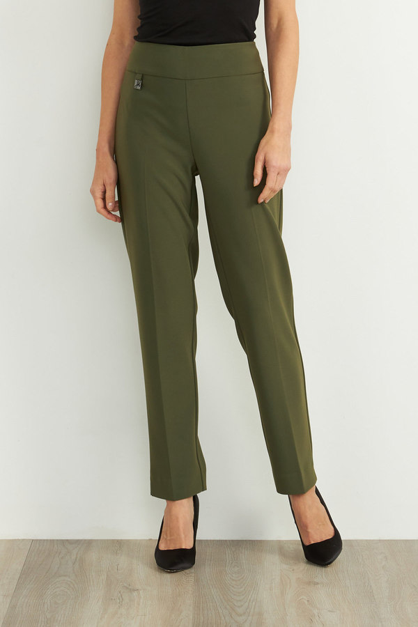 Joseph Ribkoff - Pantalons Confort Basiques * Beige Sable ou Gris smokey grey ou Kaki bonzai - 144092 – Image 8