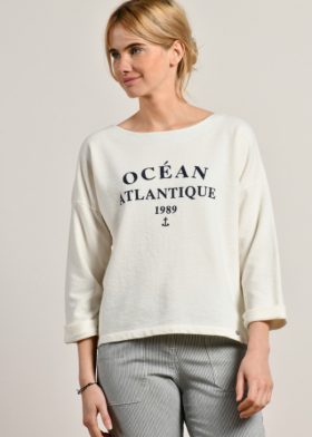 sweat brodé coton Modica (1)
