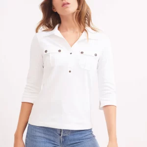 Polo Saint James Oléron 5689 Blanc